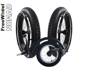 Beach Wheelchair Pack Fat Wheels (Rigid Frame Chair)