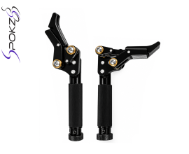 Aluminium Wheelchair Scissor Brakes (Pair) - Adjustable