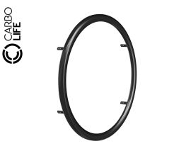 Carbolife Curve L Wheelchair Push Rim