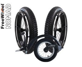 Beach Wheelchair Pack Fat Wheels (Rigid Frame Chair)