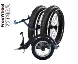 Off Road Wheelchair Pack Fat Wheels (Folding Frame Chair)