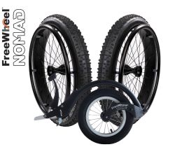 Off Road Wheelchair Pack Fat Wheels (Rigid Frame Chair)