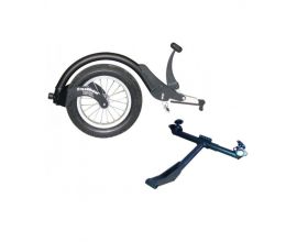 freewheel and folding wheelchair adaptor 
