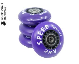 RWC Speed Wheels - Wheelchair Sports Casters (4 Pack)