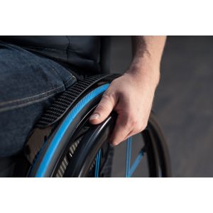 carbolife gekko wheelchair push rim 4