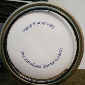 design your own  full covers wheelchair spoke guards