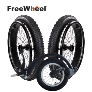 Off Road Wheelchair Pack Fat Wheels (Rigid Frame Chair)