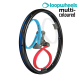 Loopwheels Classic - Multi-Coloured Loops - Wheelchair Suspension Wheels  (pair)