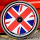 union flag printed spoke guards