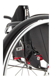 height and angle adjustable backrest